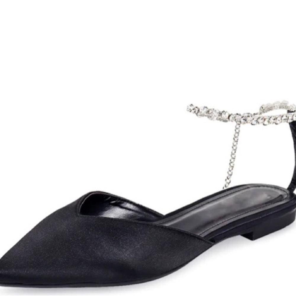 Women flats sequence strap shoes